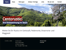 Tablet Screenshot of centorustici.ch